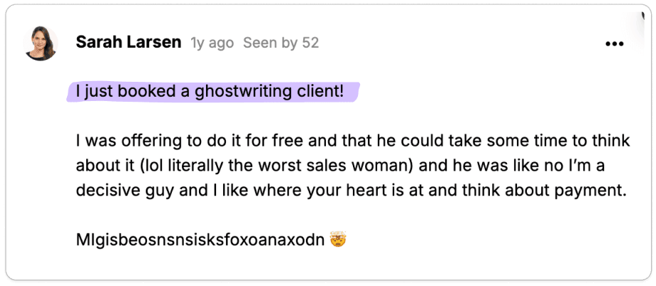 screenshot new client