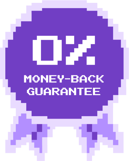 0% guarantee graphic