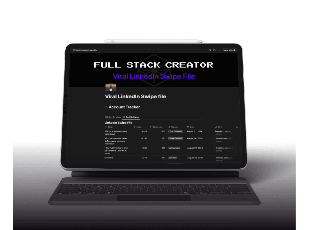 The LinkedIn Viral Swipe File