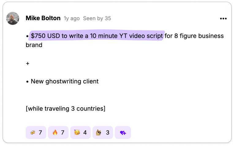 screenshot full stack creator results