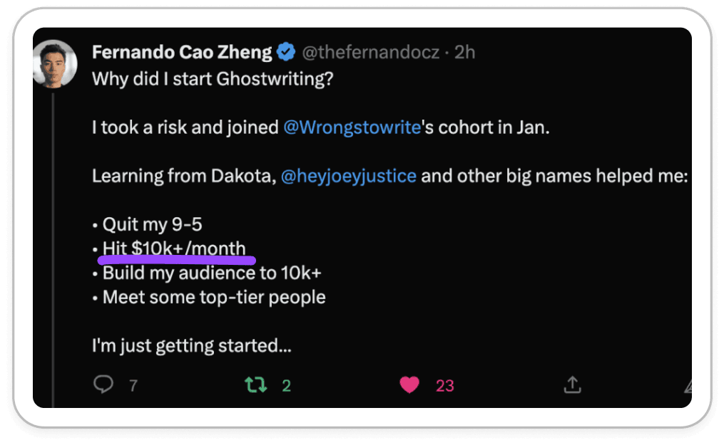 screenshot 10k month