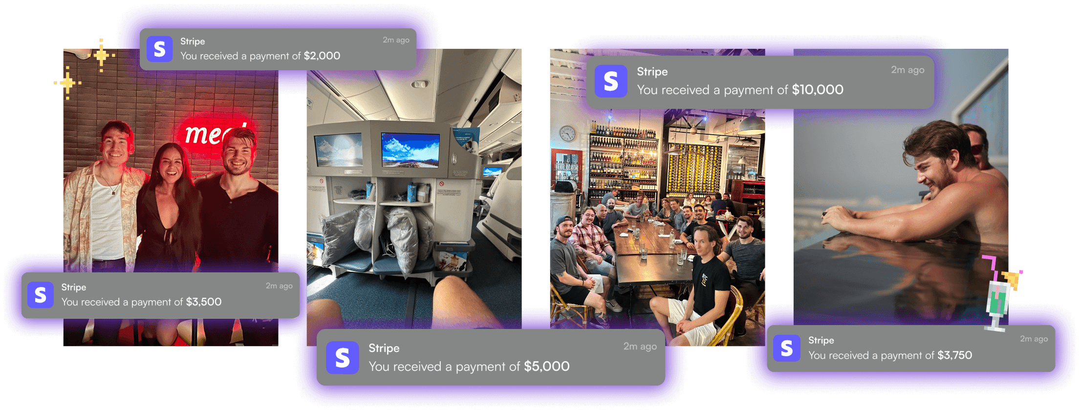 full stack creator freedom graphi, dakota robertson, stripe notifications